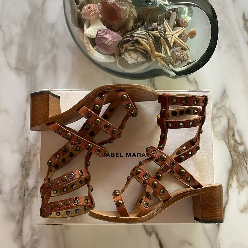 Isabel Marant Studded Lester Sandals😎 - Picture 1 of 7